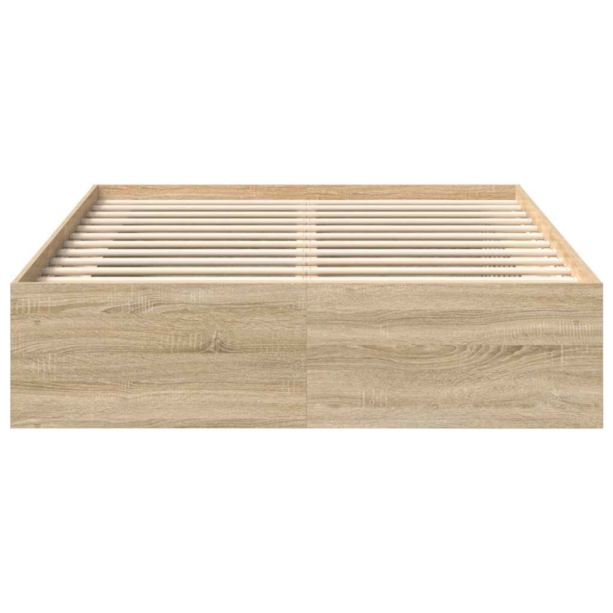 vidaXL Πλαίσιο Κρεβατιού Sonoma Δρυς 150 x 200 εκ. King Size