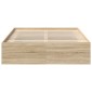 vidaXL Πλαίσιο Κρεβατιού Sonoma Δρυς 150 x 200 εκ. King Size