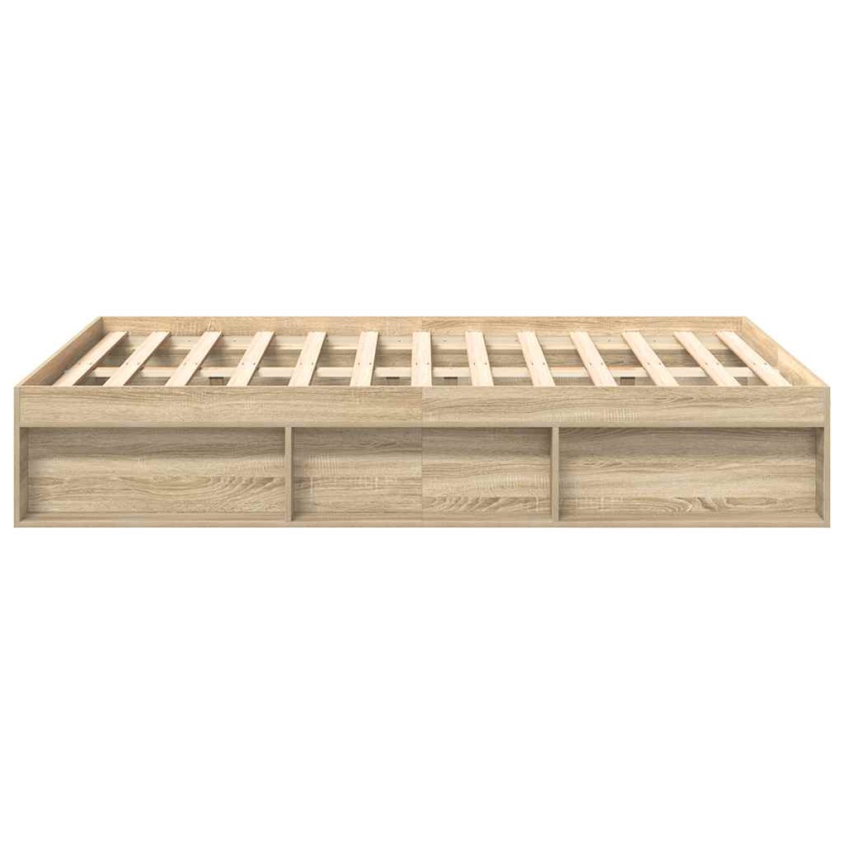 vidaXL Πλαίσιο Κρεβατιού Sonoma Δρυς 150 x 200 εκ. King Size