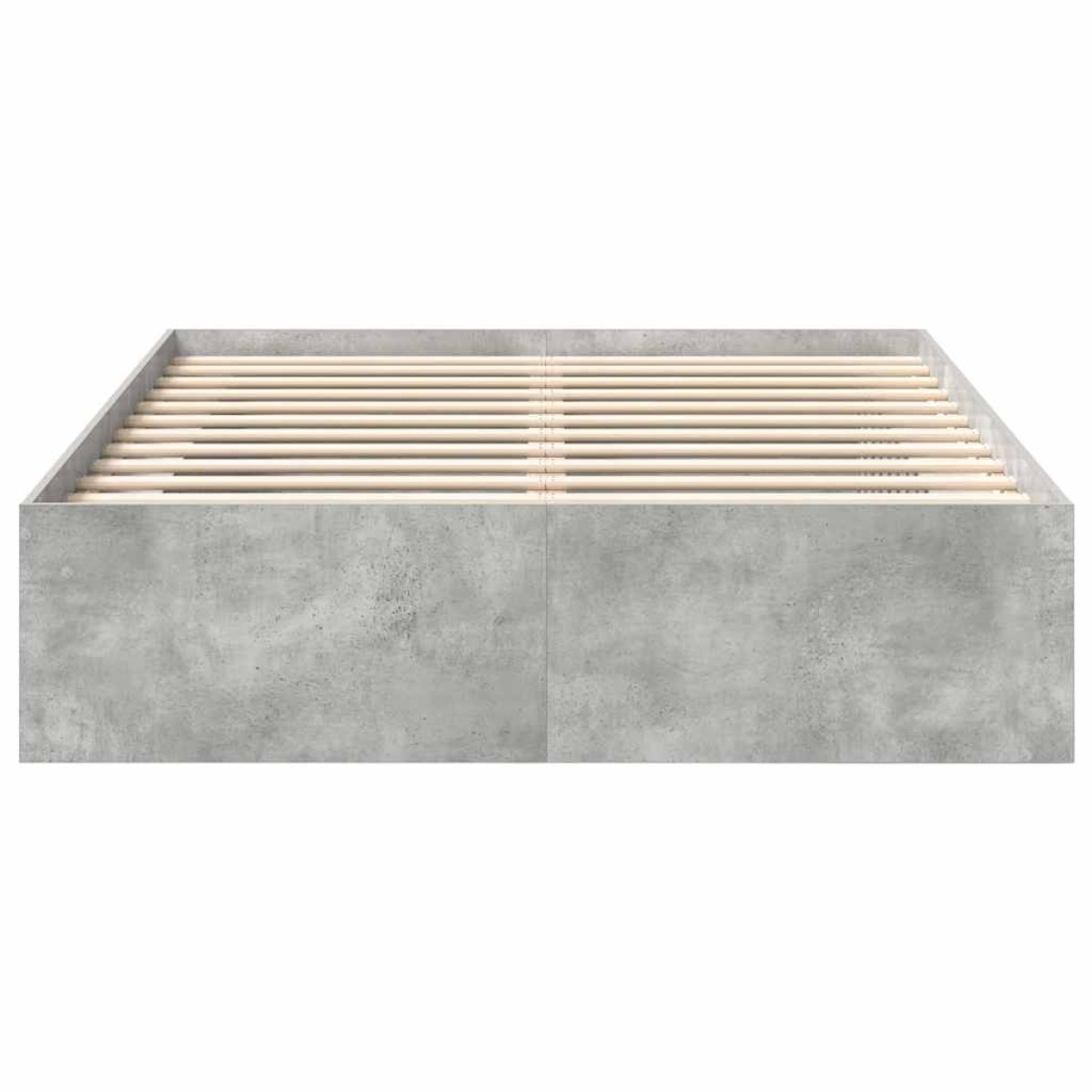 vidaXL Πλαίσιο Κρεβατιού Γκρι Σκυροδέματος 150 x 200 εκ. King Size