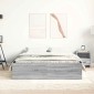 vidaXL Πλαίσιο Κρεβατιού Γκρι Sonoma 150 x 200 εκ. King Size