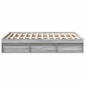 vidaXL Πλαίσιο Κρεβατιού Γκρι Sonoma 150 x 200 εκ. King Size