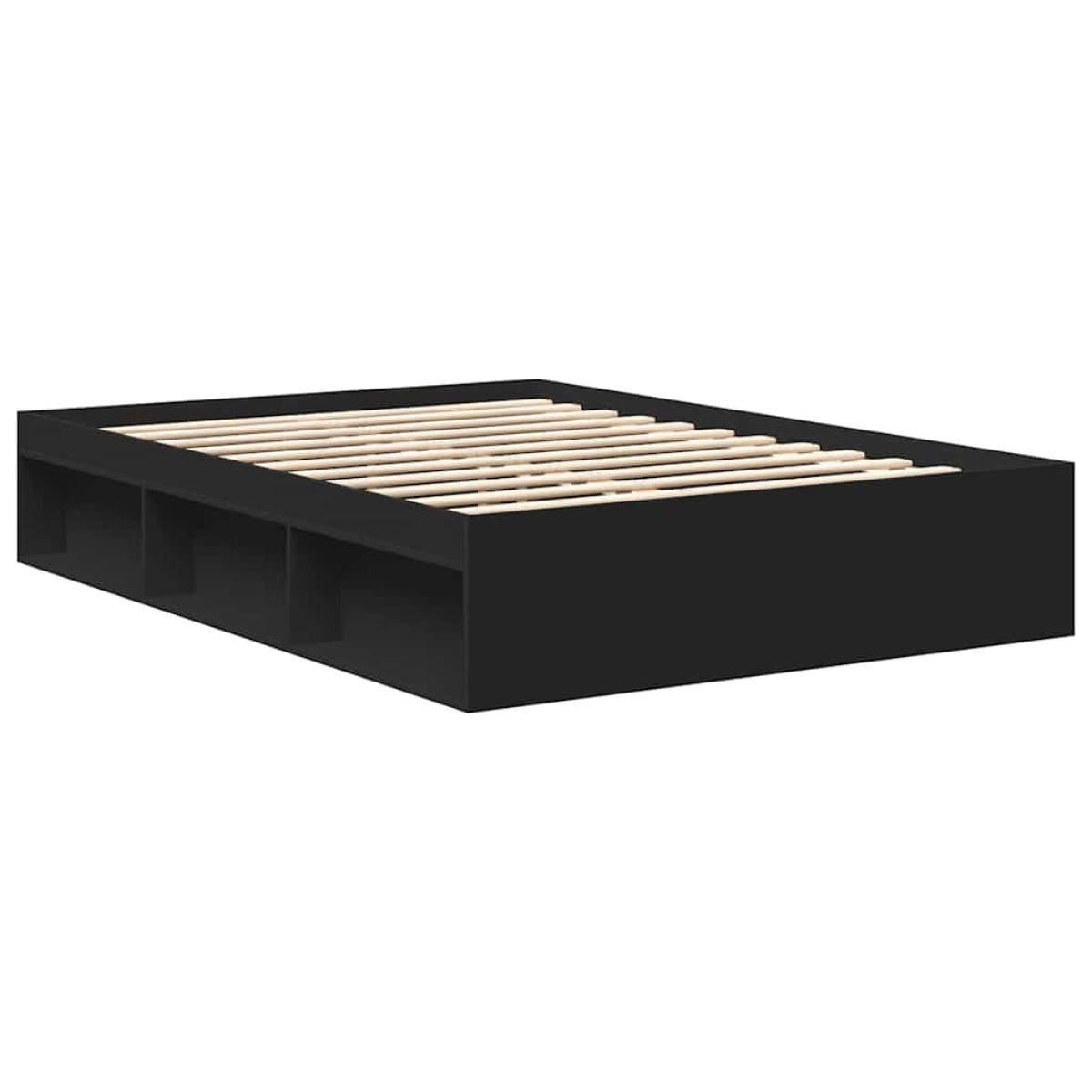 vidaXL Πλαίσιο Κρεβατιού Μαύρο 160 x 200 εκ.