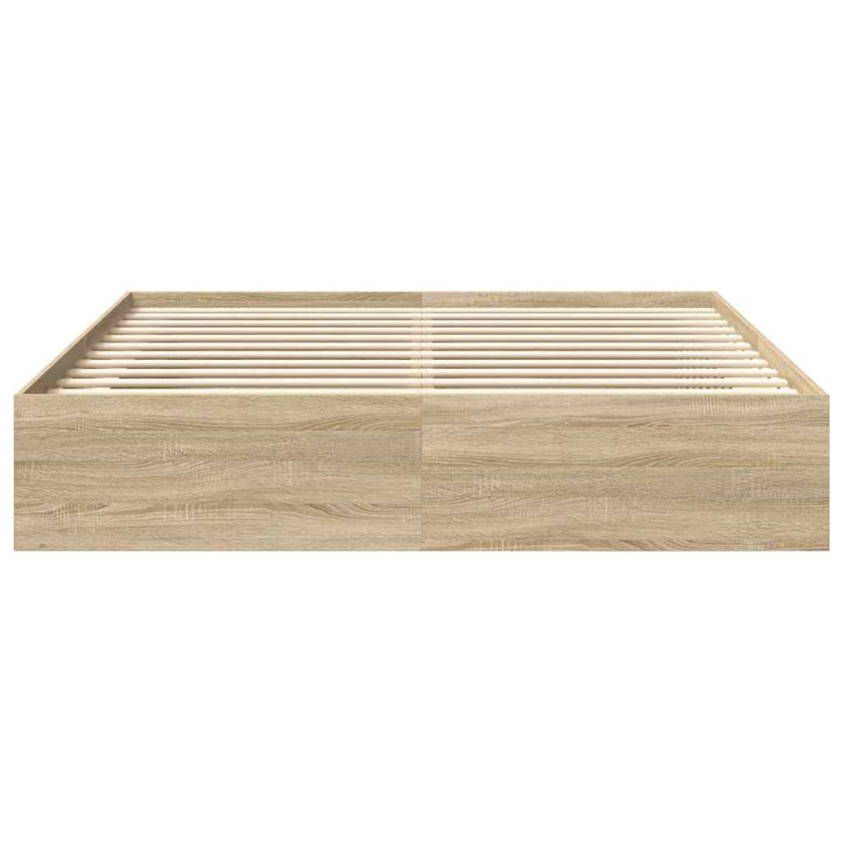 vidaXL Πλαίσιο Κρεβατιού Sonoma Δρυς 180 x 200 εκ. Super King