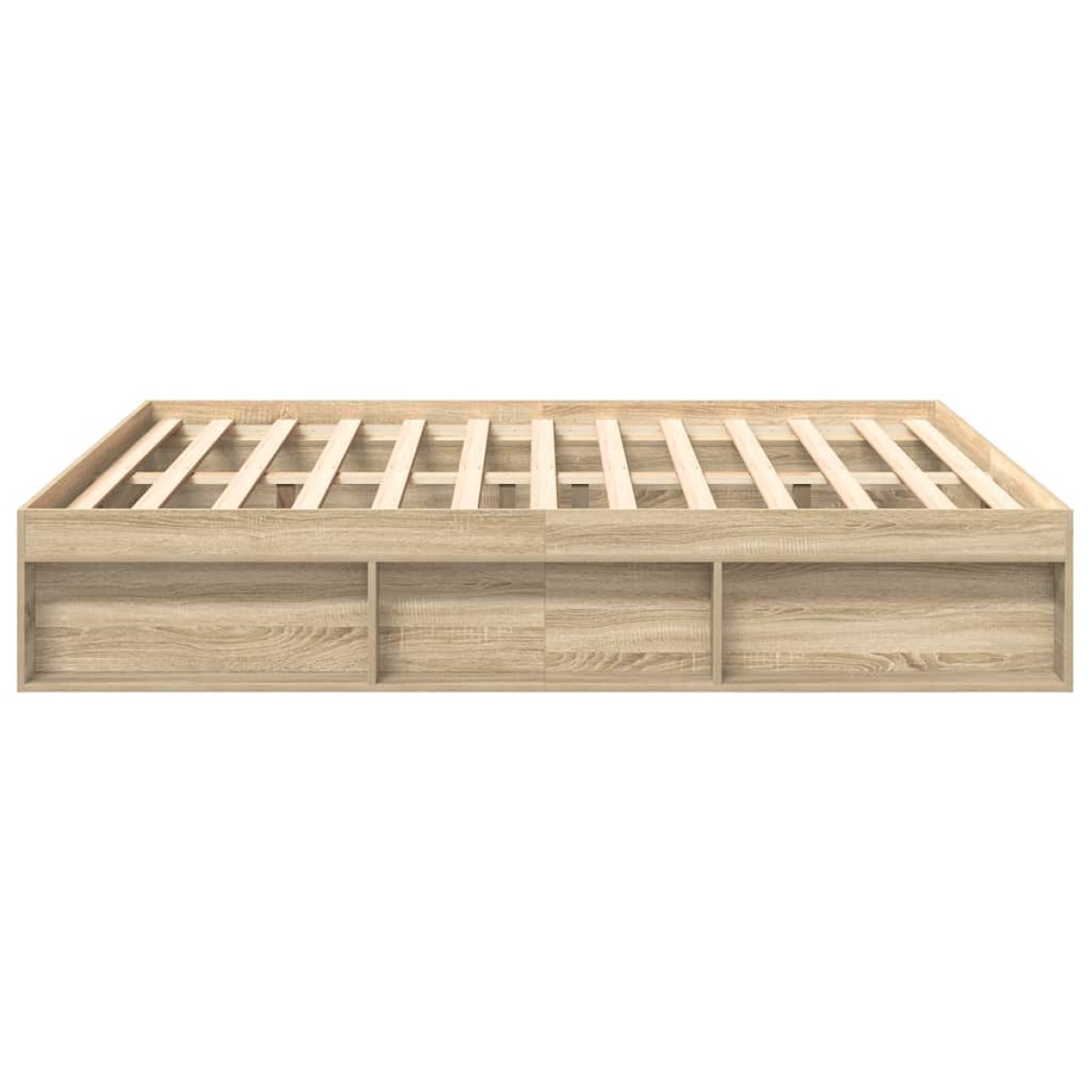 vidaXL Πλαίσιο Κρεβατιού Sonoma Δρυς 180 x 200 εκ. Super King