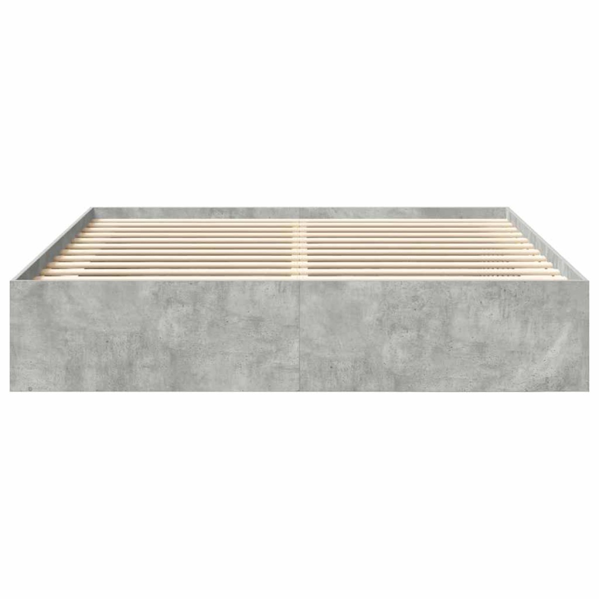 vidaXL Πλαίσιο Κρεβατιού Γκρι Σκυροδέματος 180 x 200 εκ. Super King