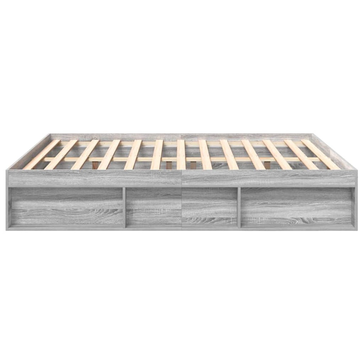 vidaXL Πλαίσιο Κρεβατιού Γκρι Sonoma 200x200 εκ.