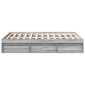 vidaXL Πλαίσιο Κρεβατιού Γκρι Sonoma 120x190 εκ. Small Double
