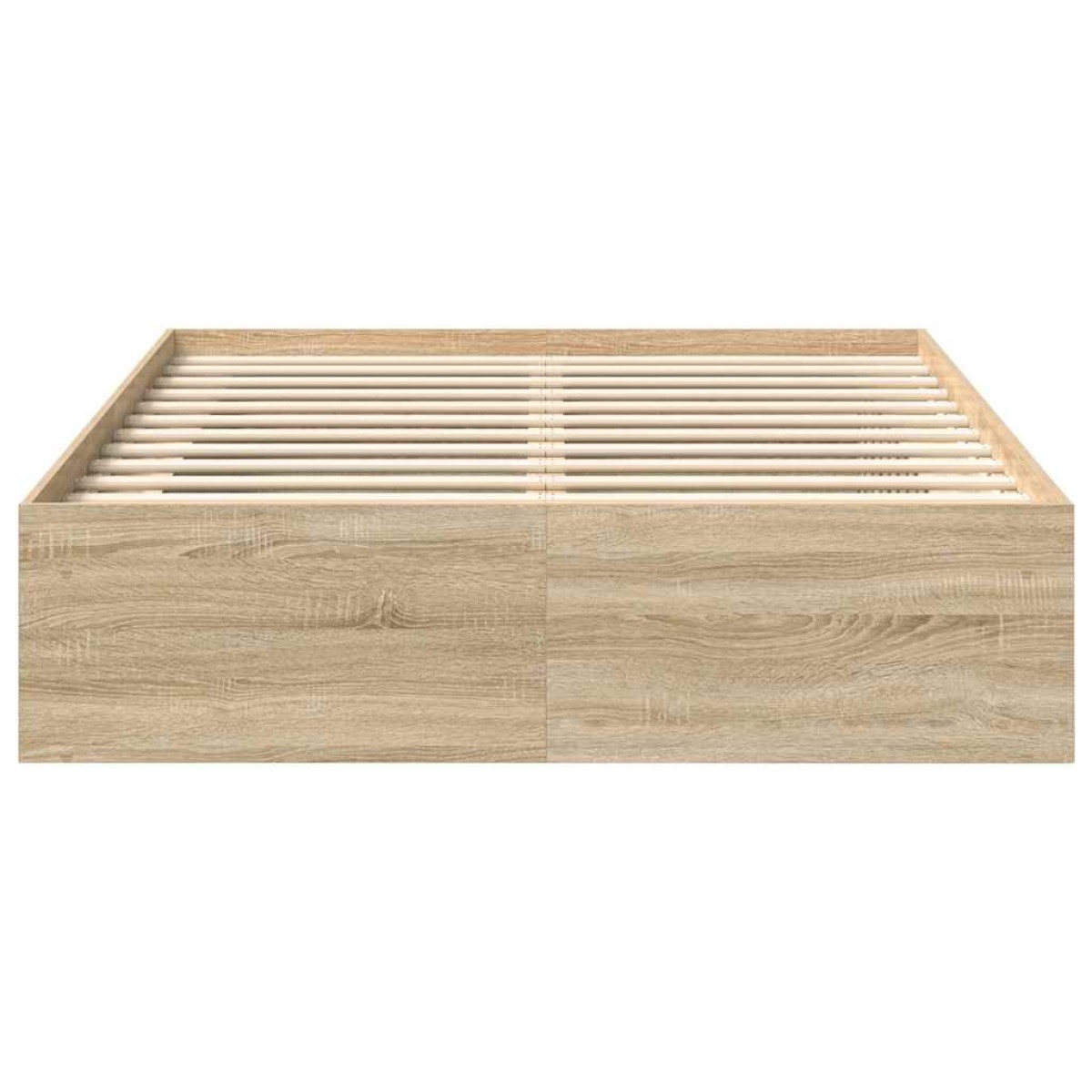 vidaXL Πλαίσιο Κρεβατιού Sonoma Δρυς 140x190 εκ.