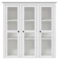 vidaXL Μπουφές BODO Λευκός 115,5x43x200,5 εκ. από Μασίφ Ξύλο Πεύκου