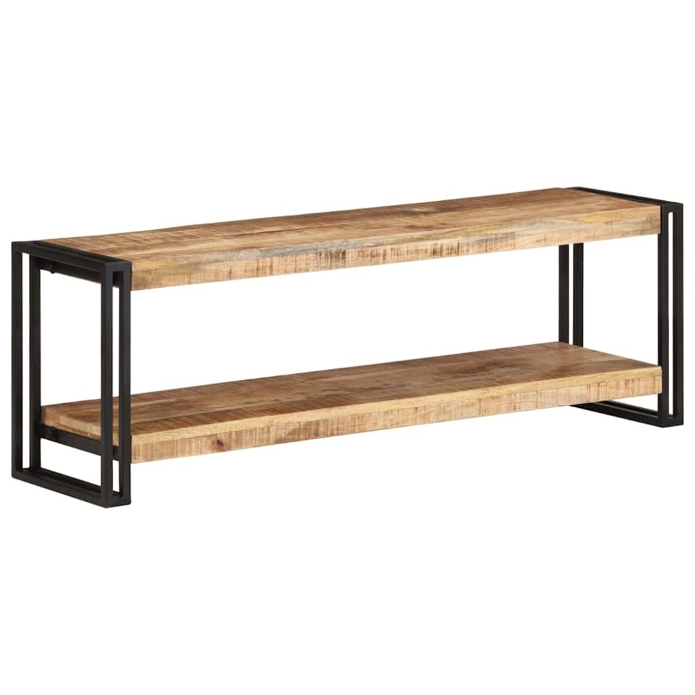 vidaXL Έπιπλο Τηλεόρασης 120 x 30 x 40 εκ. από Ακατέργαστο Ξύλο Μάνγκο