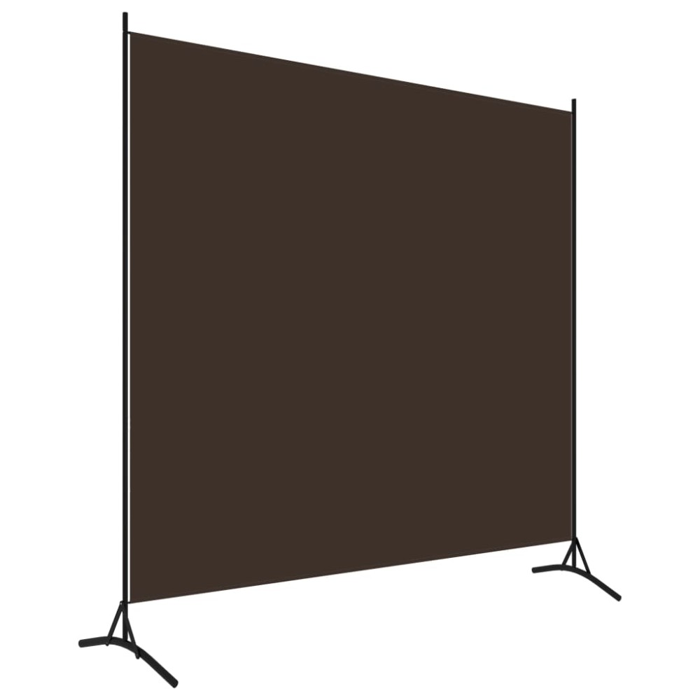 vidaXL Διαχωριστικό Δωματίου Καφέ 175 x 180 εκ. Υφασμάτινο