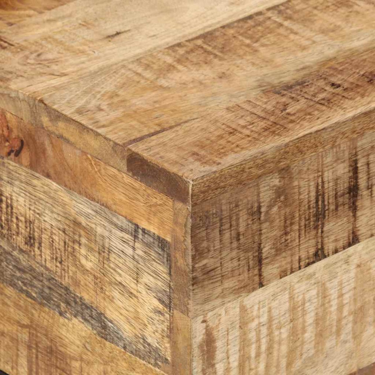 vidaXL Τραπεζάκι Σαλονιού 68 x 68 x 41 εκ. από Ακατέργαστο Ξύλο Μάνγκο