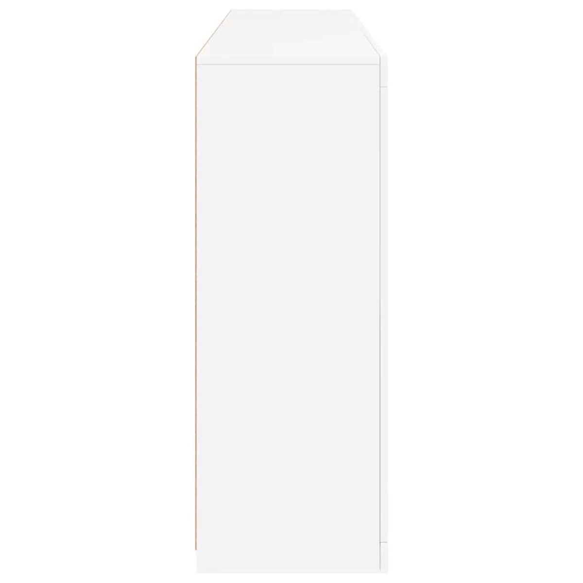 vidaXL Μπουφές με Φώτα LED Λευκός 162 x 37 x 100 εκ.