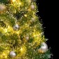 vidaXL Χριστουγεν. Δέντρο Τεχνητό με 150 LED/Χιόνι/ Μπάλες 150 εκ.