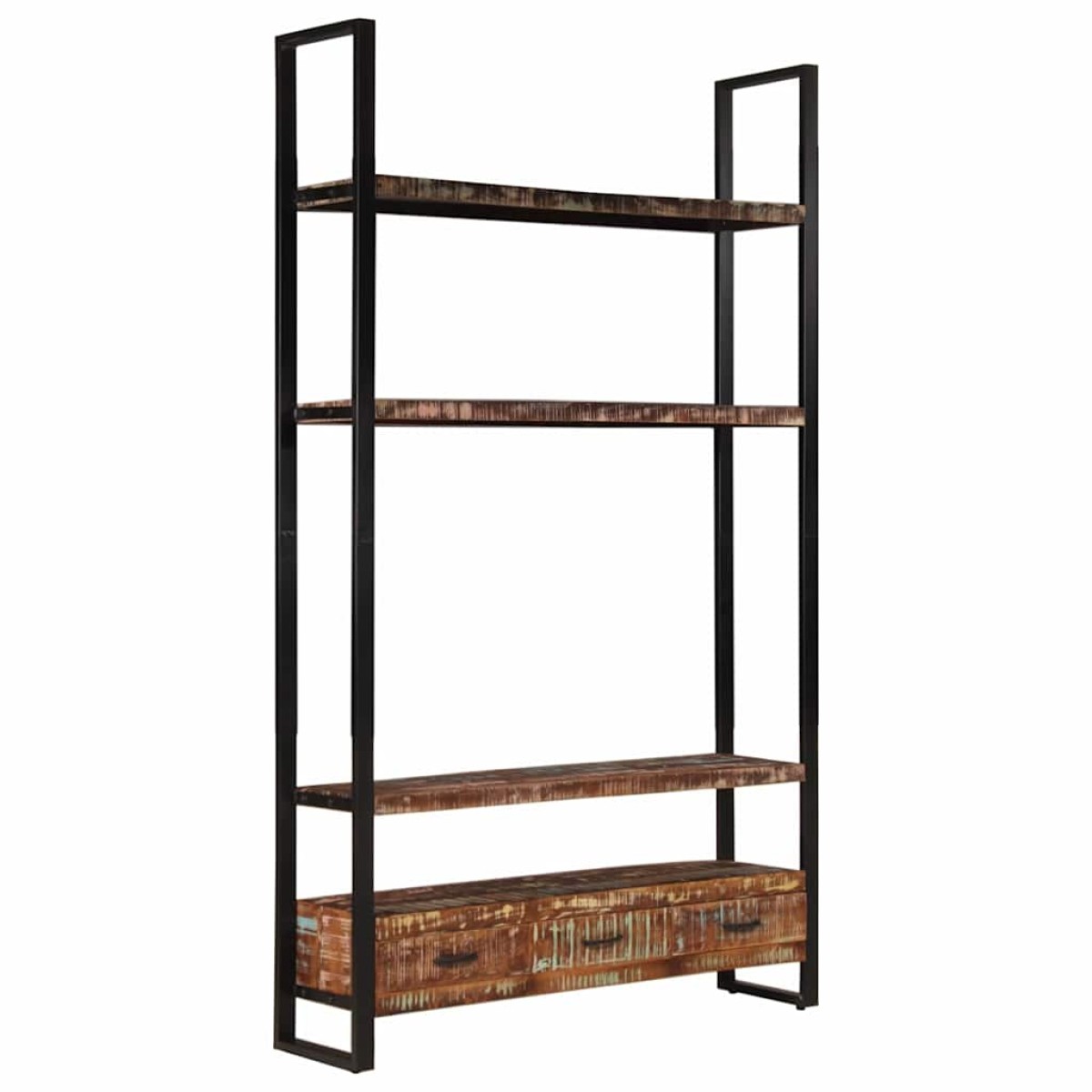 vidaXL Ραφιέρα 118 x 30 x 200 εκ. από Μασίφ Ανακυκλωμένο Ξύλο