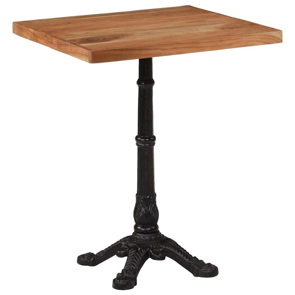 vidaXL Τραπέζι Bistro 60 x 60 x 76 εκ. από Μασίφ Ξύλο Ακακίας
