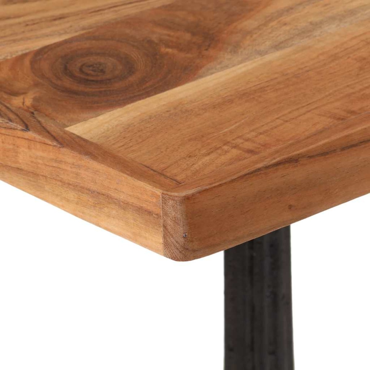 vidaXL Τραπέζι Bistro 60 x 60 x 76 εκ. από Μασίφ Ξύλο Ακακίας