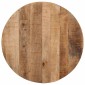 vidaXL Τραπέζι Bistro Ø60 x 76 εκ. Ακατέργαστο Ξύλο Μάνγκο
