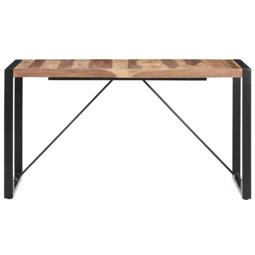 vidaXL Τραπεζαρία 140 x 70 x 75 εκ. από Μασίφ Ξύλο