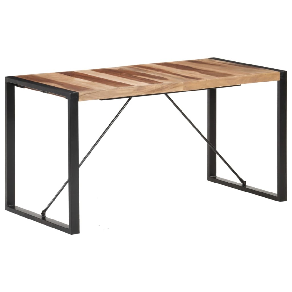 vidaXL Τραπεζαρία 140 x 70 x 75 εκ. Μασίφ Ξύλο με Φινίρισμα Sheesham