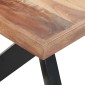 vidaXL Τραπεζαρία 180 x 90 x 75 εκ. Μασίφ Ξύλο & Μελί Φινίρισμα
