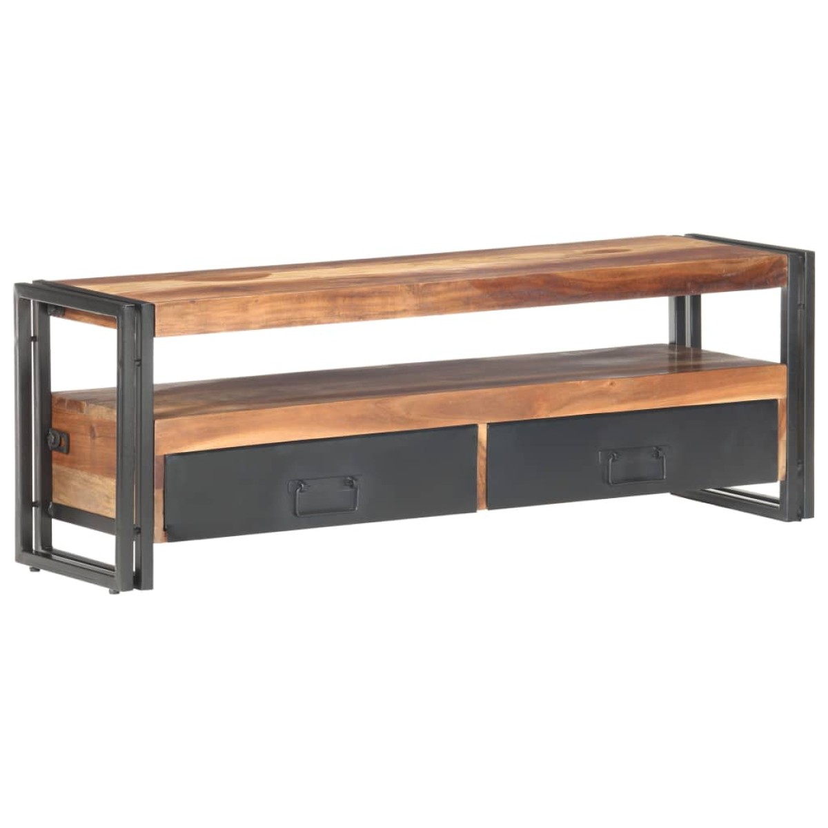 vidaXL Έπιπλο Τηλεόρασης 120x30x40 εκ Μασίφ Ξύλο με Φινίρισμα Sheesham