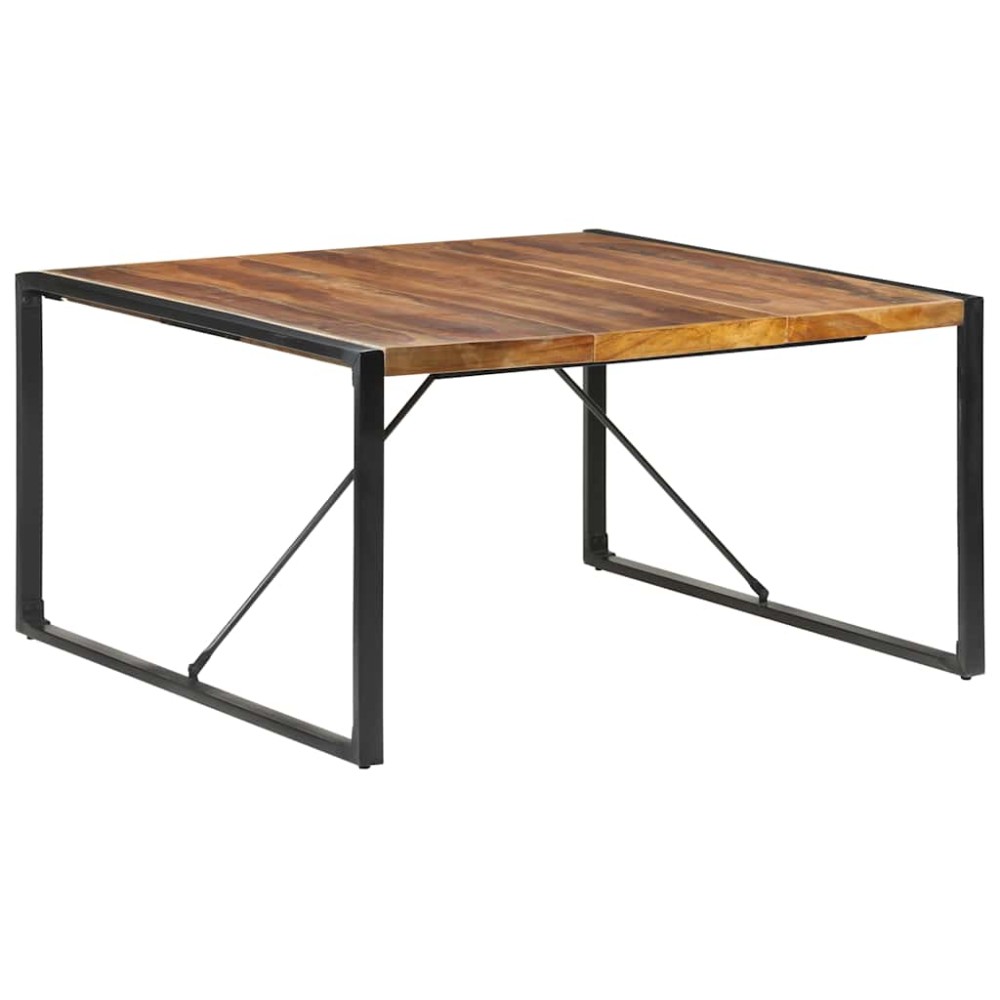 vidaXL Τραπεζαρία 140 x 140 x 75 εκ. από Μασίφ Ξύλο