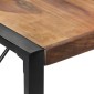 vidaXL Τραπεζαρία 140 x 140 x 75 εκ. Μασίφ Ξύλο και Φινίρισμα Sheesham