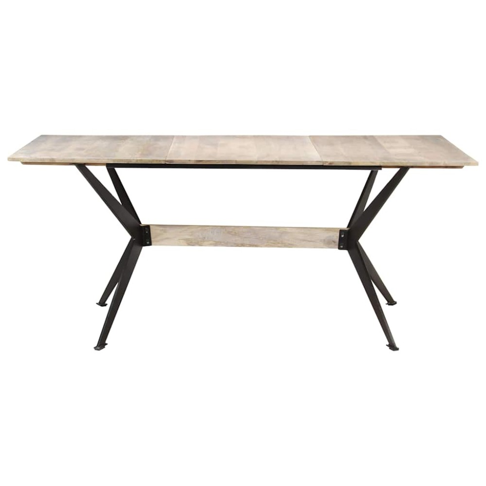 vidaXL Τραπεζαρία 180 x 90 x 76 εκ. από Μασίφ Ξύλο Μάνγκο
