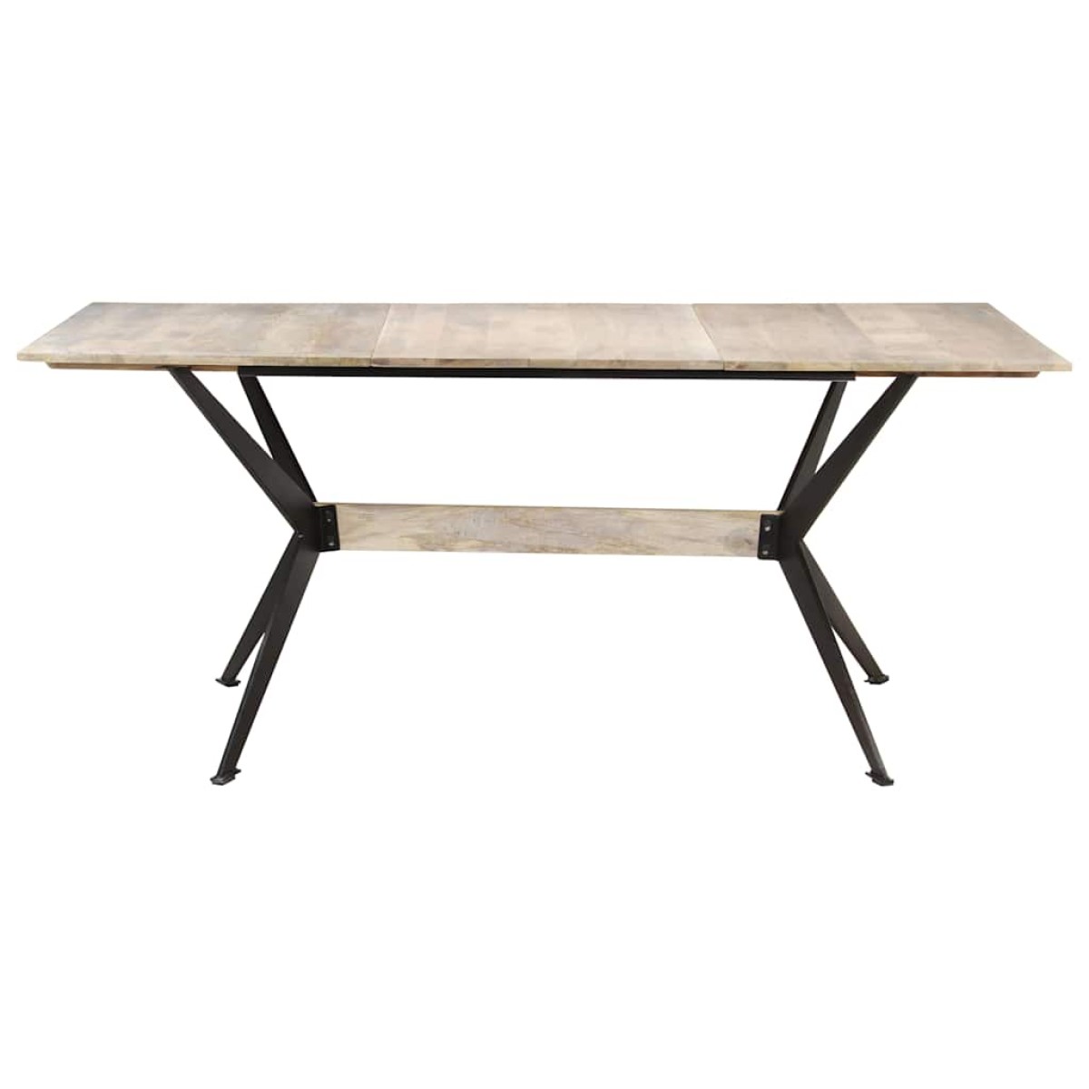 vidaXL Τραπεζαρία 180 x 90 x 76 εκ. από Μασίφ Ξύλο Μάνγκο