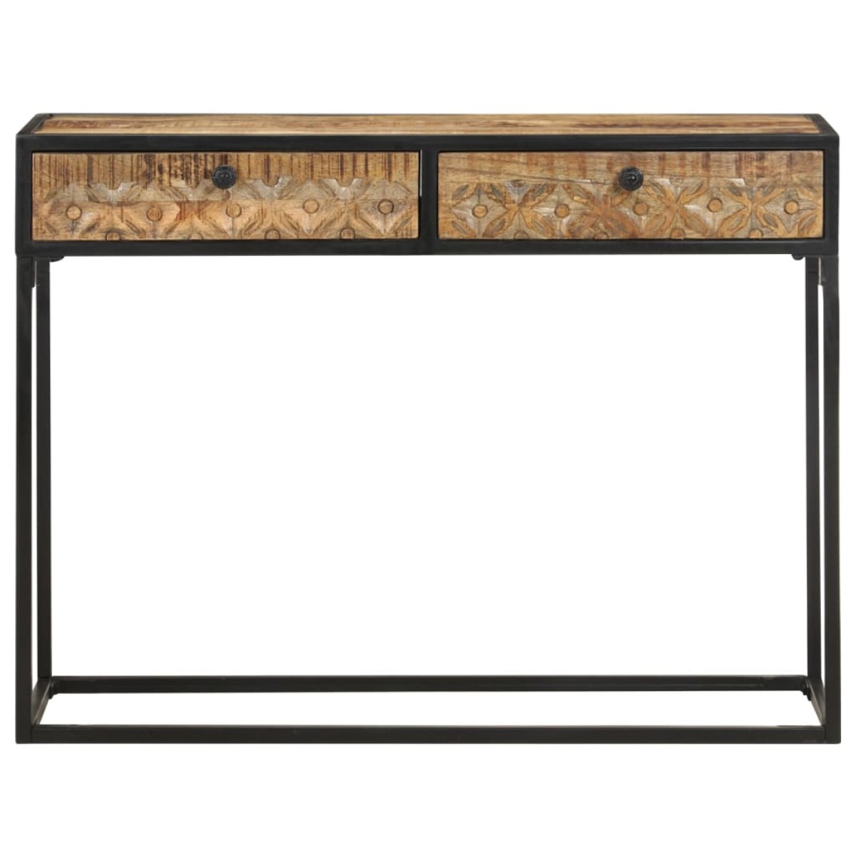 vidaXL Τραπέζι Κονσόλα 100 x 35 x 75 εκ. από Μασίφ Ξύλο Μάνγκο