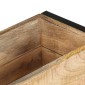vidaXL Ζαρντινιέρα 60 x 20 x 68 εκ. από Ακατέργαστο Ξύλο Μάνγκο