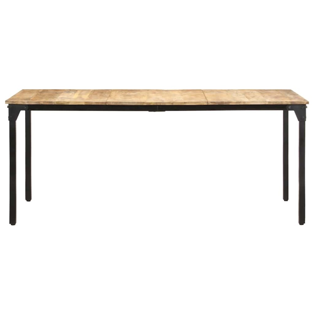 vidaXL Τραπεζαρία 180 x 90 x 76 εκ. από Ακατέργαστο Ξύλο Μάνγκο