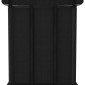 vidaXL Ραφιέρα με 4 Κύβους Μαύρη 69 x 30 x 72,5 εκ. Υφασμάτινη