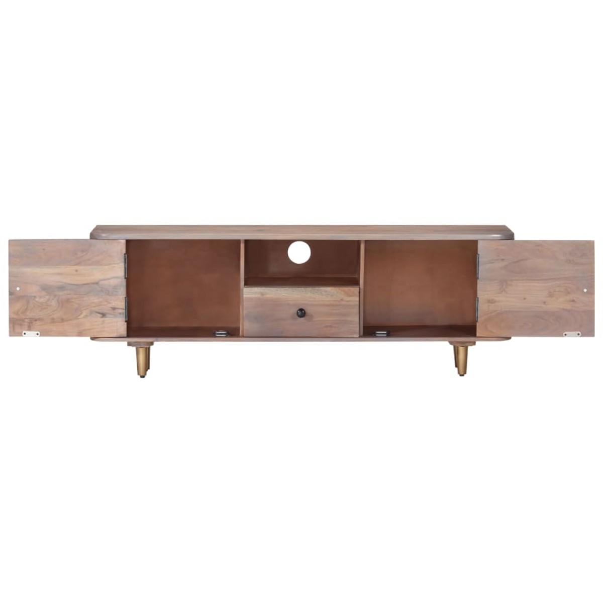 vidaXL Έπιπλο Τηλεόρασης 118 x 30 x 40 εκ. από Μασίφ Ξύλο Ακακίας