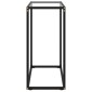 vidaXL Τραπέζι Κονσόλα Διαφανές 60 x 35 x 75 εκ. από Ψημένο Γυαλί
