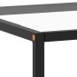 vidaXL Τραπεζάκι Σαλονιού Μαύρο 120 x 50 x 35 εκ. με Ψημένο Γυαλί