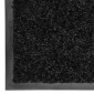 vidaXL Πατάκι Εισόδου Πλενόμενο Μαύρο 60 x 90 εκ.