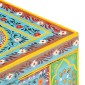 vidaXL Μπαούλο με Χειροπ. Λεπτομέρειες 50x40x40 εκ. Μασίφ Ξύλο Μάνγκο