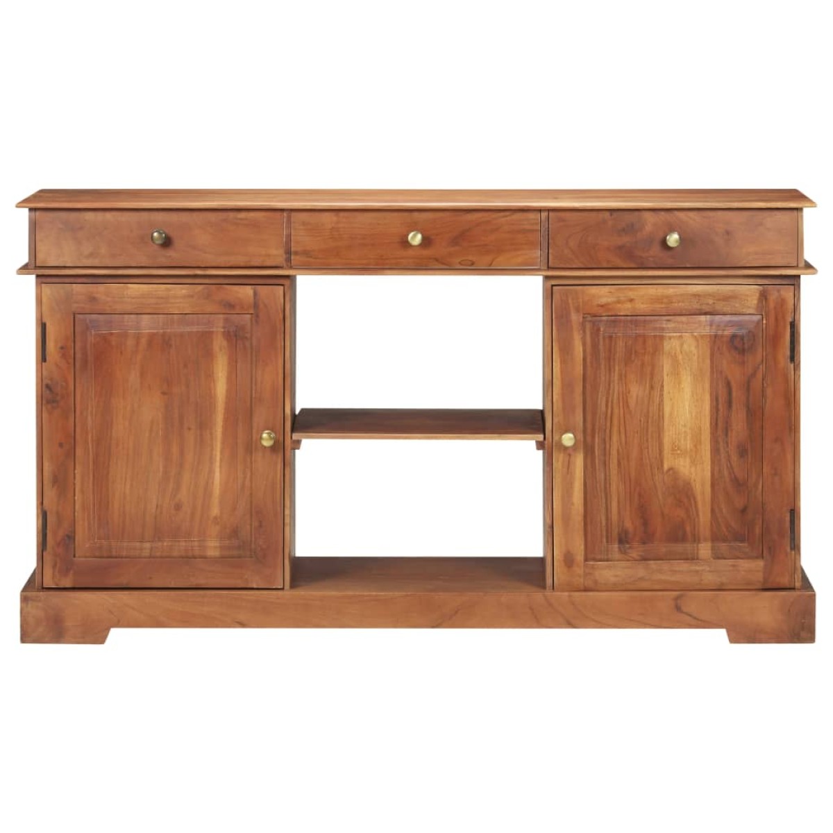 vidaXL Μπουφές 135 x 35 x 75 εκ. από Μασίφ Ξύλο Ακακίας