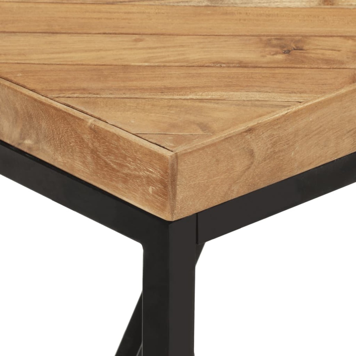 vidaXL Τραπεζαρία 120 x 60 x 76 εκ. από Μασίφ Ξύλο Ακακίας/Ξύλο Μάνγκο