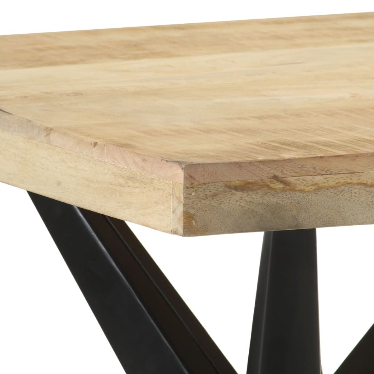 vidaXL Τραπεζαρία 120 x 60 x 76 εκ. από Μασίφ Ξύλο Μάνγκο