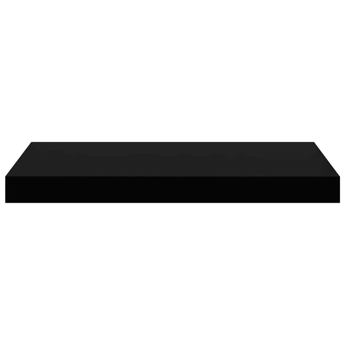 vidaXL Ράφι Τοίχου Γυαλιστερό Μαύρο 50 x 23 x 3,8 εκ. MDF