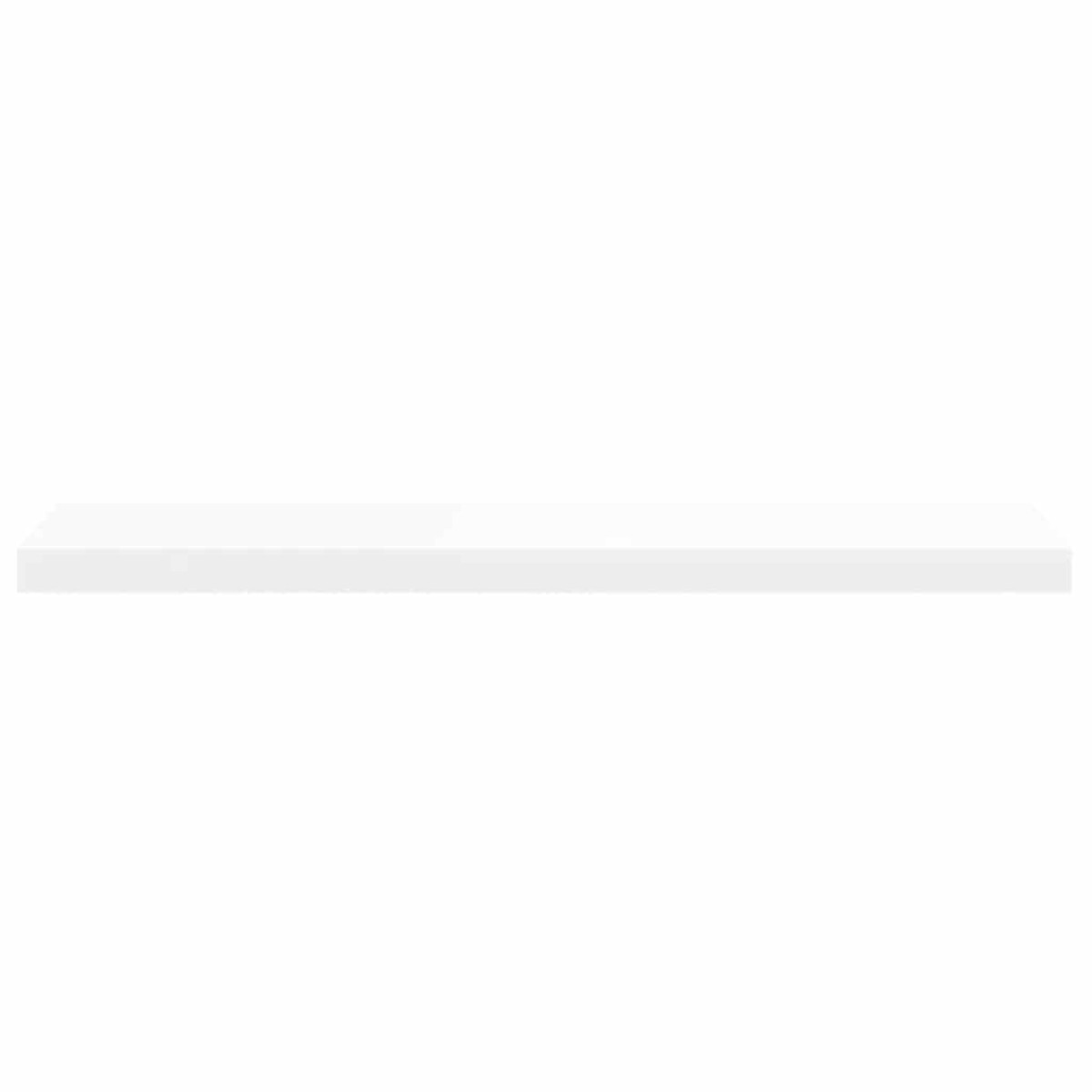vidaXL Ράφια Τοίχου 2 τεμ. Άσπρα 90x23,5x3,8 εκ. MDF