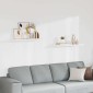 vidaXL Ράφια Τοίχου 2 τεμ. Άσπρα 90x23,5x3,8 εκ. MDF