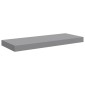 vidaXL Ράφια Τοίχου 2 τεμ. Γκρι 60 x 23,5 x 3,8 εκ. MDF