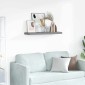 vidaXL Ράφι Τοίχου Γκρι 80x23,5x3,8 εκ. MDF