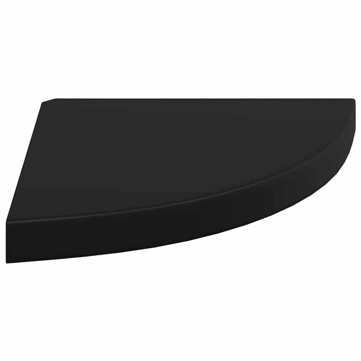 vidaXL Ράφι Τοίχου Γωνιακό Μαύρο 35x35x3,8 εκ. από MDF