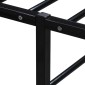 vidaXL Πλαίσιο Κρεβατιού Μαύρο 160 x 200 εκ. Μεταλλικό